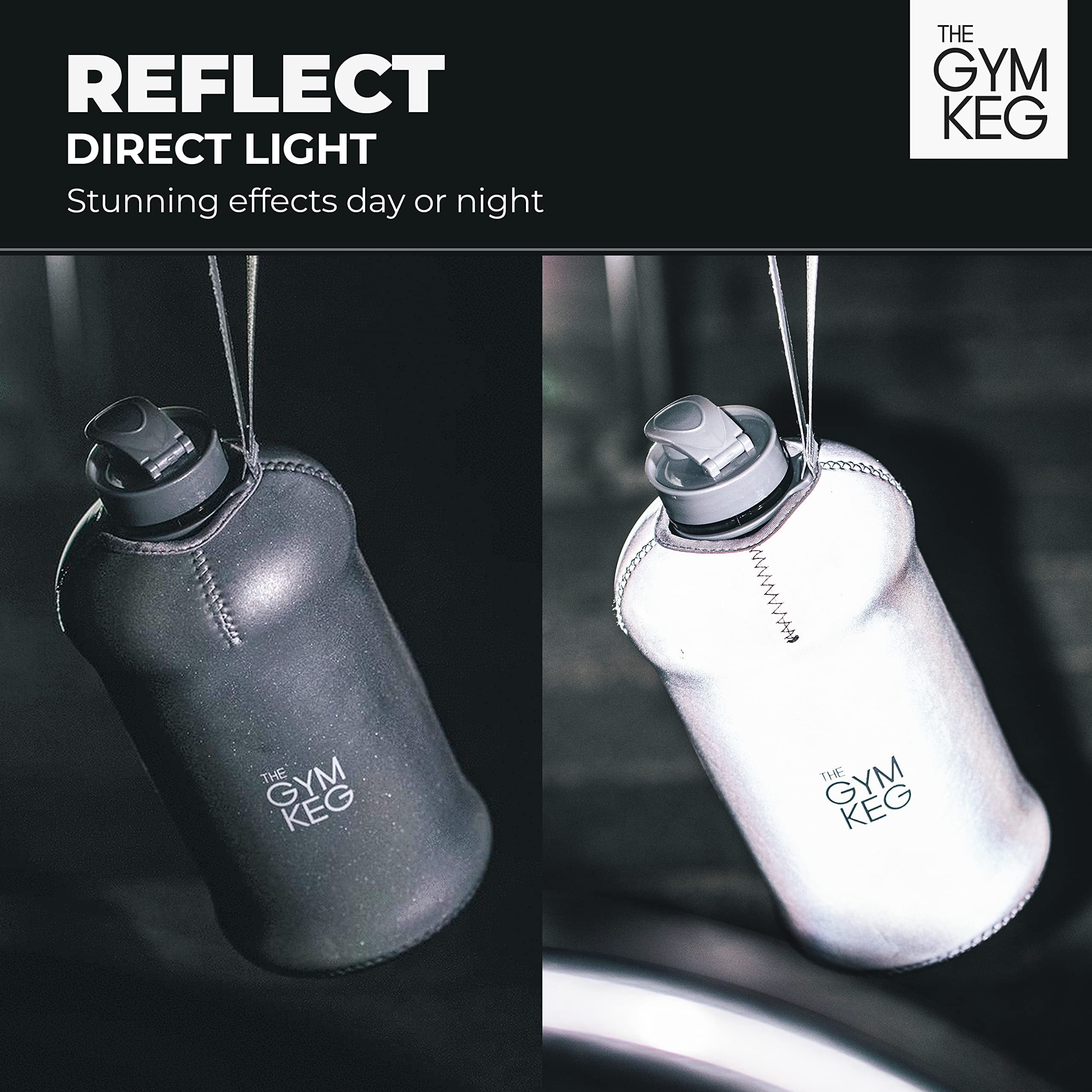 The Sports Water Bottle 2.2 L Insulated | Half Gallon | Carry Handle | Big Water Jug