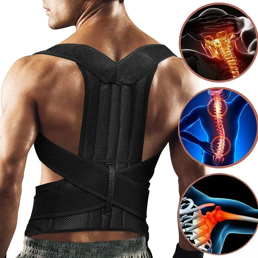 Adjustable Back/Shoulder Brace Posture Correcter