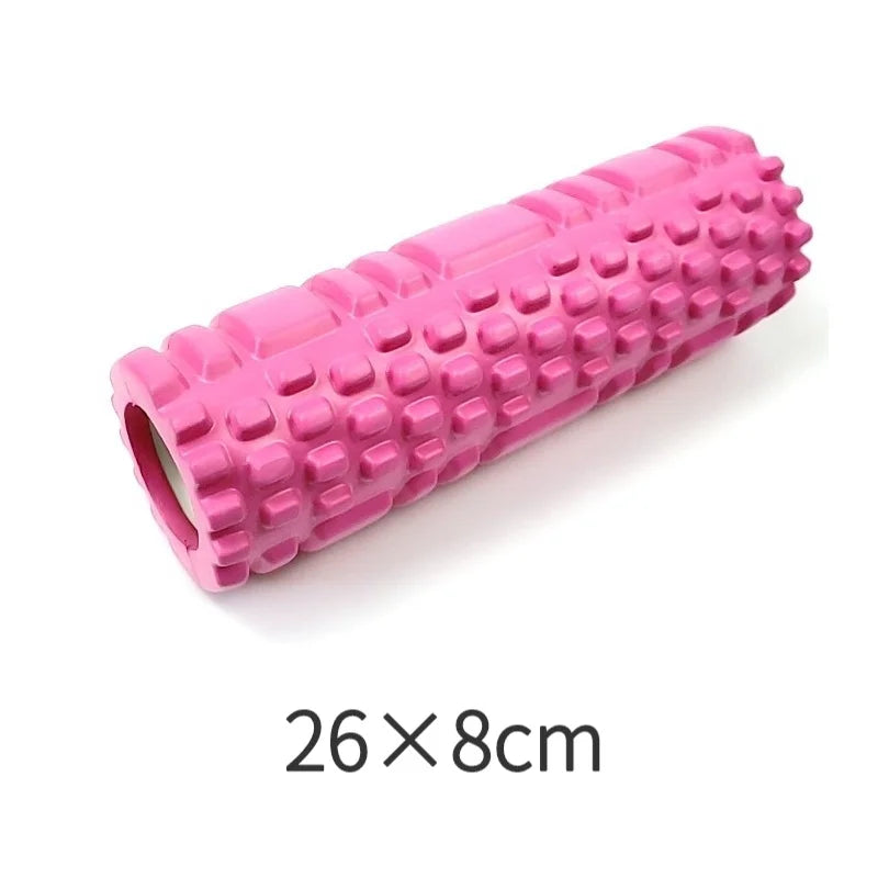 1Pc Foam Massage Roller, Hollow Yoga Column Fitness Equipment for Muscle Massage, Physiotherapy and Sports Rehabilitation